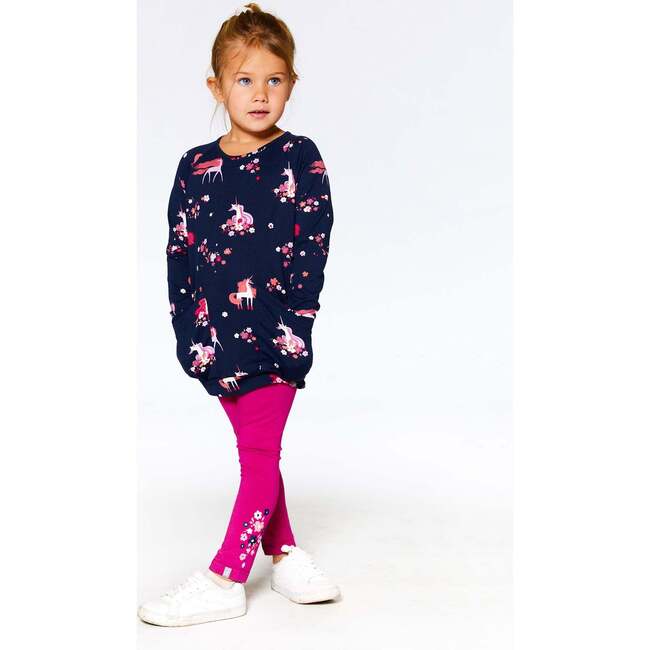 Jersey Leggings, Purple Pink - Leggings - 3