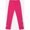 Jersey Leggings, Purple Pink - Leggings - 4