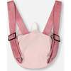 Embroidered Unicorn Face Velvet Backpack, Purple - Bags - 2