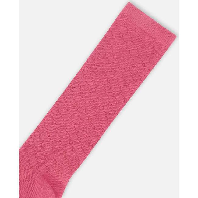 Jacquard Socks, Pink - Socks - 3