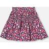 Ditsy Floral Print Woven Skirt, Dark Navy - Skirts - 3