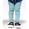 Cat Ears Applique Leggings, Sage Green - Leggings - 3