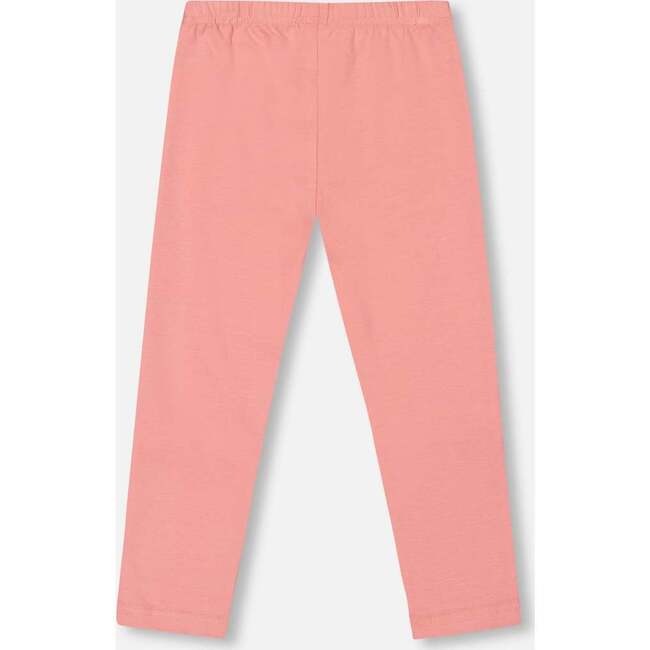 Cat Ears Applique Leggings, Rosette Pink - Leggings - 4
