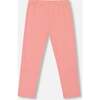 Cat Ears Applique Leggings, Rosette Pink - Leggings - 4
