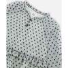 Chiffon Swiss Dot Frilled Dress, Tea Green - Dresses - 4