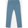 Brushed Heavy Jersey Treggings, Light Teal Blue - Leggings - 3