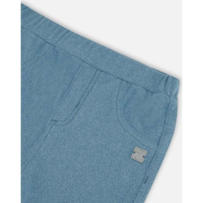 Brushed Heavy Jersey Treggings, Light Teal Blue - Leggings - 4