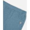 Brushed Heavy Jersey Treggings, Light Teal Blue - Leggings - 4