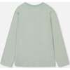 Dino Print Jersey T-Shirt, Sage Green - T-Shirts - 3