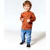 All-Over Camper Print Jersey T-Shirt, Burnt Orange - T-Shirts - 2