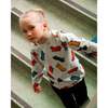 All-Over Skateboard Print Jersey T-Shirt, Oatmeal Mix - T-Shirts - 2