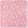Bear Print Plush Baby Blanket, Mauve - Blankets - 5