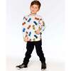 All-Over Skateboard Print Jersey T-Shirt, Oatmeal Mix - T-Shirts - 3