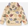 Bear Print Fleece Hoodie, Beige - Sweatshirts - 4