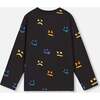 All-Over Face Print Jersey T-Shirt, Black Face Print - T-Shirts - 4