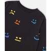 All-Over Face Print Jersey T-Shirt, Black Face Print - T-Shirts - 5