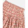 Floral Print Woven Skirt, Dusty Mauve - Skirts - 5