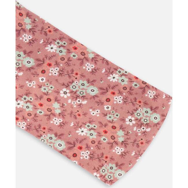 Floral Print Headband, Dusty Mauve - Hair Accessories - 4