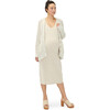 Women's The Maternity Nursing Friendly Marlow Cardigan, Ivory - Sweaters - 1 - thumbnail