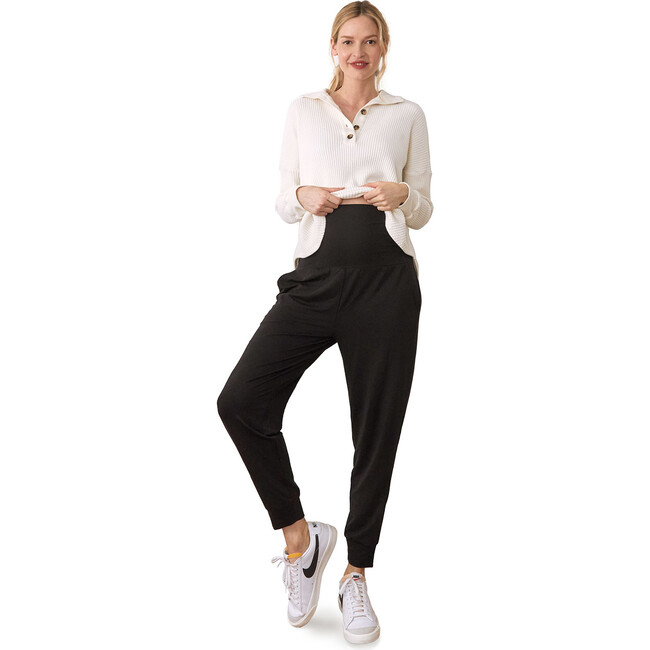 Women's The Over/Under The Bump Maternity Easy Pant, Black