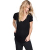 Women's The Maternity Fitted Vee, Black - Jackets - 1 - thumbnail