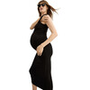 Women's The Maternity Body Midi Tank Dress, Black - Dresses - 1 - thumbnail
