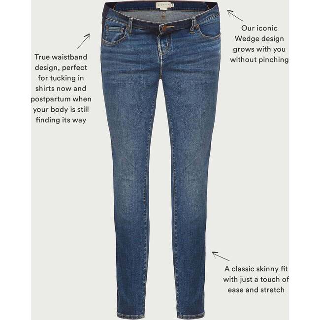 Women's The Under the Bump Slim Maternity Jean, Rinse - Pants - 3