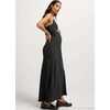 Women's The Ricky Slip Maternity Midi Dress, Black - Dresses - 3
