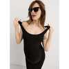 Women's The Maternity Body Midi Tank Dress, Black - Dresses - 4