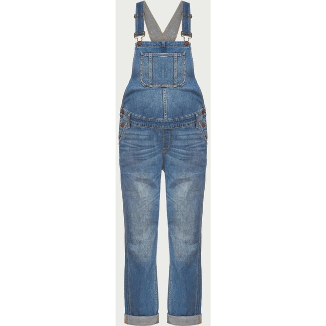 Women's The Denim Maternity Overall, Indigo - One Pieces - 6