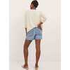 Women's The Under the Bump Cut Off Maternity Short, Indigo - Shorts - 5