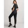 Women's The Noelle Maternity Nursing Friendly Jumpsuit, Black - Dresses - 6
