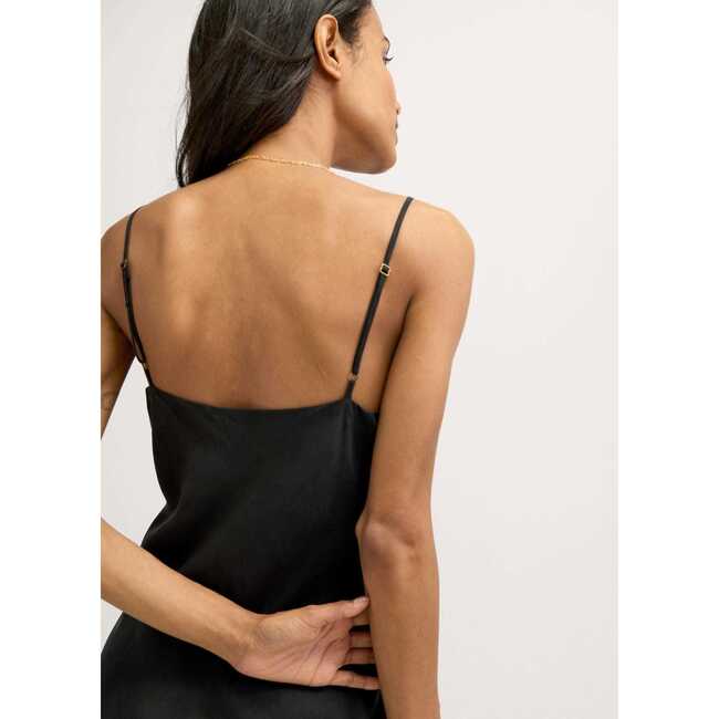 Women's The Ricky Slip Maternity Midi Dress, Black - Dresses - 6