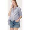 Women's The Under the Bump Cut Off Maternity Short, Indigo - Shorts - 7
