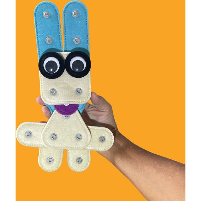 Floppy Bunny Transforming Li'l Knoppers - STEM Toys - 2