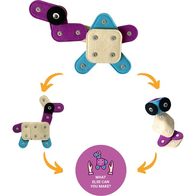 Wooly Camel Transforming Li'l Knoppers - STEM Toys - 3
