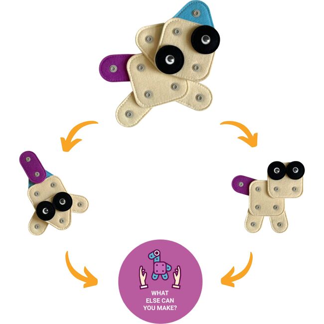 Kitty Kitten Transforming Li'l Knoppers - STEM Toys - 3