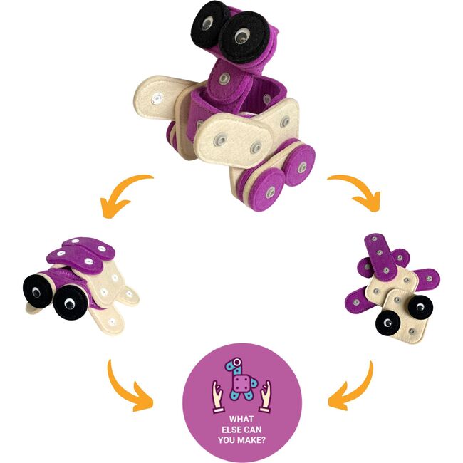 Moty Robot Transforming Li'l Knoppers - STEM Toys - 3