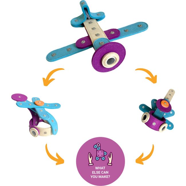 Rory Plane Transforming Li'l Knoppers - STEM Toys - 3