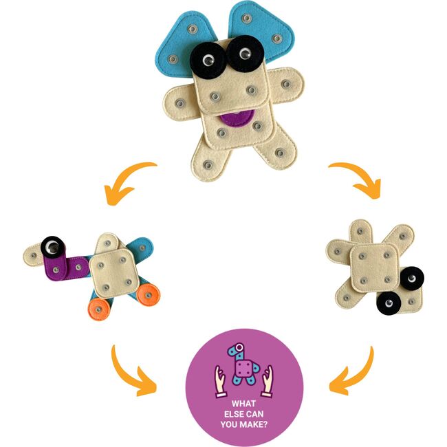 Chunky Monkey Transforming Li'l Knoppers - STEM Toys - 3