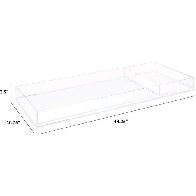 Acrylic Changing Tray, Clear Acrylic - Changing Tables - 3