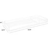 Acrylic Changing Tray, Clear Acrylic - Changing Tables - 3