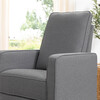 Casey Pillowback Swivel Glider, Shadow Grey - Nursery Chairs - 3