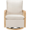 Sumba Swivel Glider, Light Wood Base - Nursery Chairs - 5