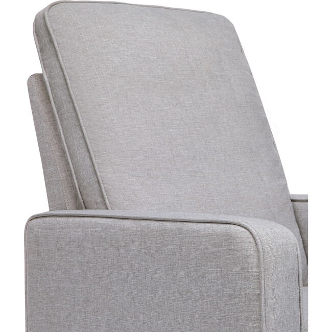 Casey Pillowback Swivel Glider, Misty Grey - Nursery Chairs - 6
