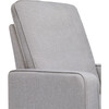 Casey Pillowback Swivel Glider, Misty Grey - Nursery Chairs - 6