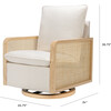 Sumba Swivel Glider, Light Wood Base - Nursery Chairs - 7