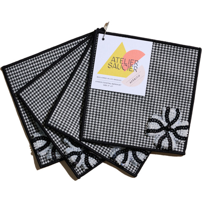 Fleur Royale Cocktail Napkins, 4-Piece Set - Tableware - 3