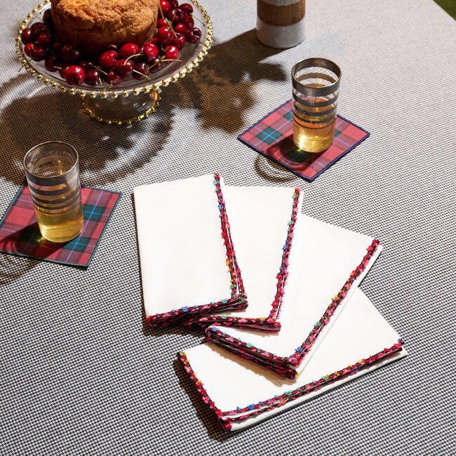 Fleur de Blanc Napkins, 4-Piece Set - Tableware - 3