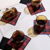 Jubilee Plaid Cocktail Napkins, 4-Piece Set - Tableware - 3